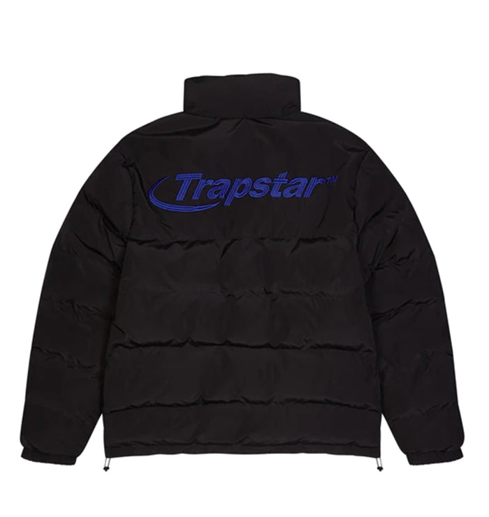 Trapstar Hyperdrive Puffer Jacket Black/Blue