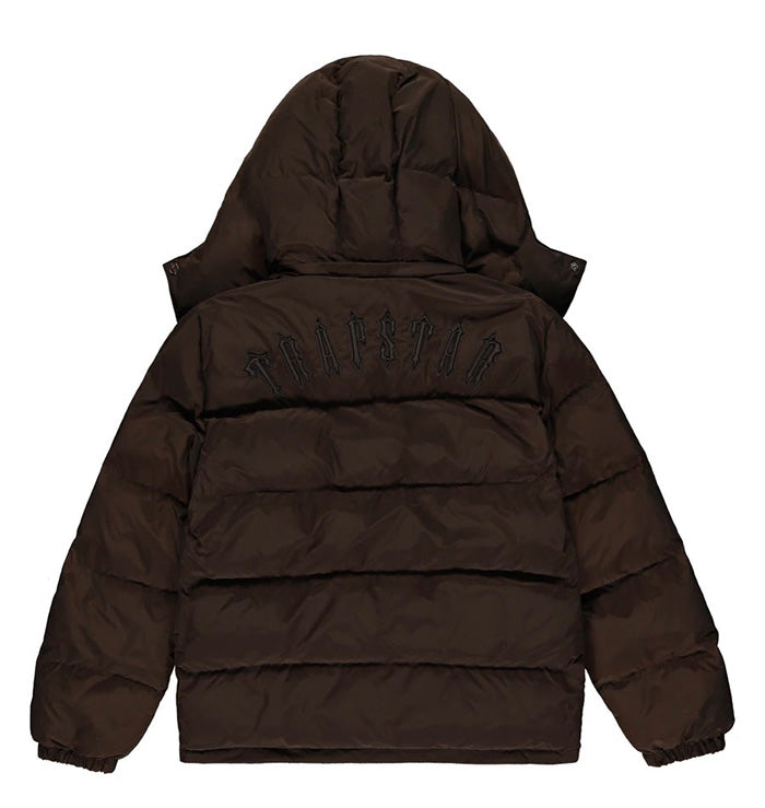 Trapstar Irongate Jacket Hooded Puffer Brown