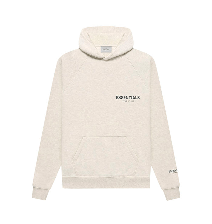 Fear of God Essentials Core Collection Pullover Hoodie 'Light Heather Oatmeal'