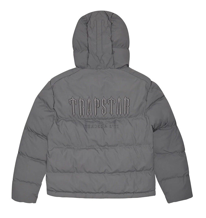 Trapstar Decoded Hooded Puffer 2.0 Grey *PRE ORDER*